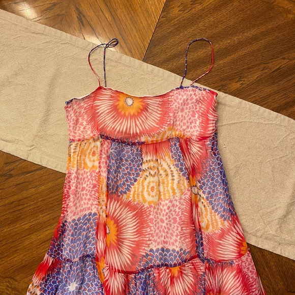 CIRCLE PATTERNED SLIP-ON MIDI FLOWY DRESS BY Traffic People - Picture 6 of 6